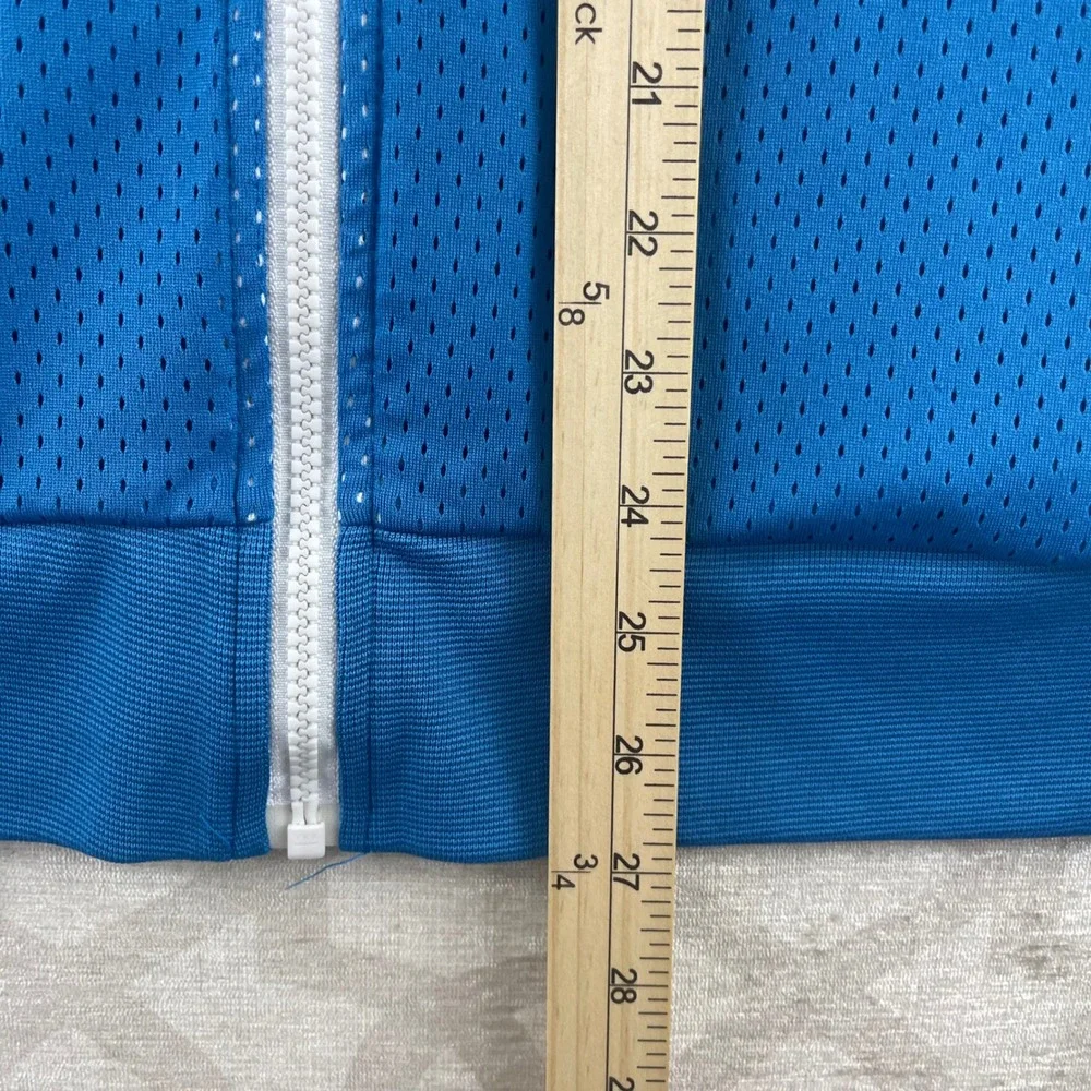 The North Face Mens Reversible Mesh Full‎ Zip Hoodie Blue White M Medium